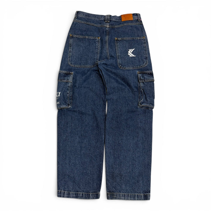 Vintage Karl Kani Baggy Cargo Jeans Blue (L)