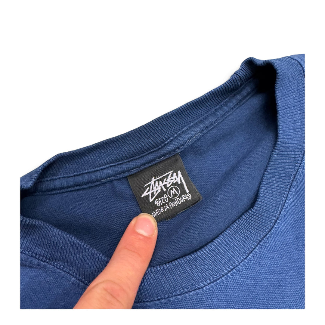 Stussy World Tour ‘Sun Faded Navy’ T-Shirt (M)