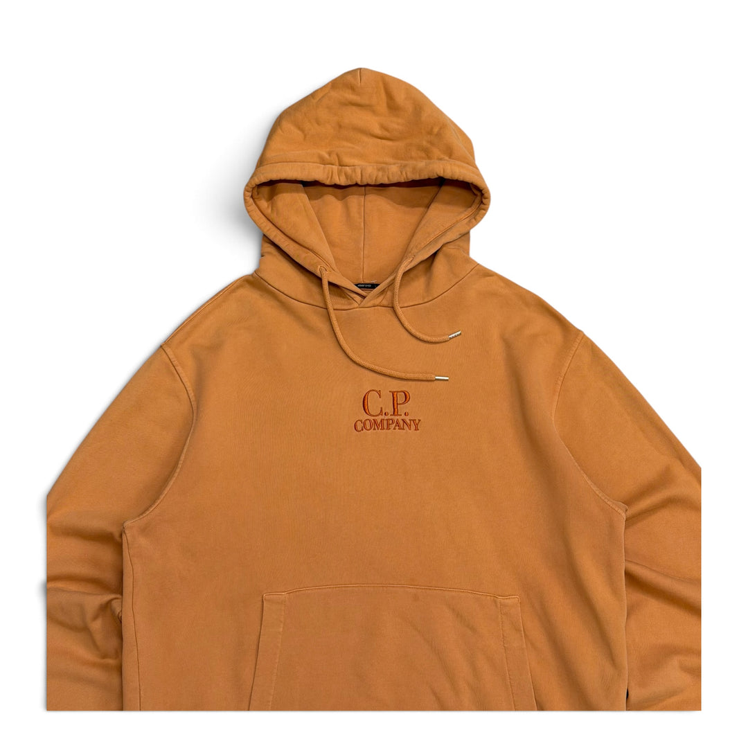C.P Company Spell Out Hoodie Orange (L)