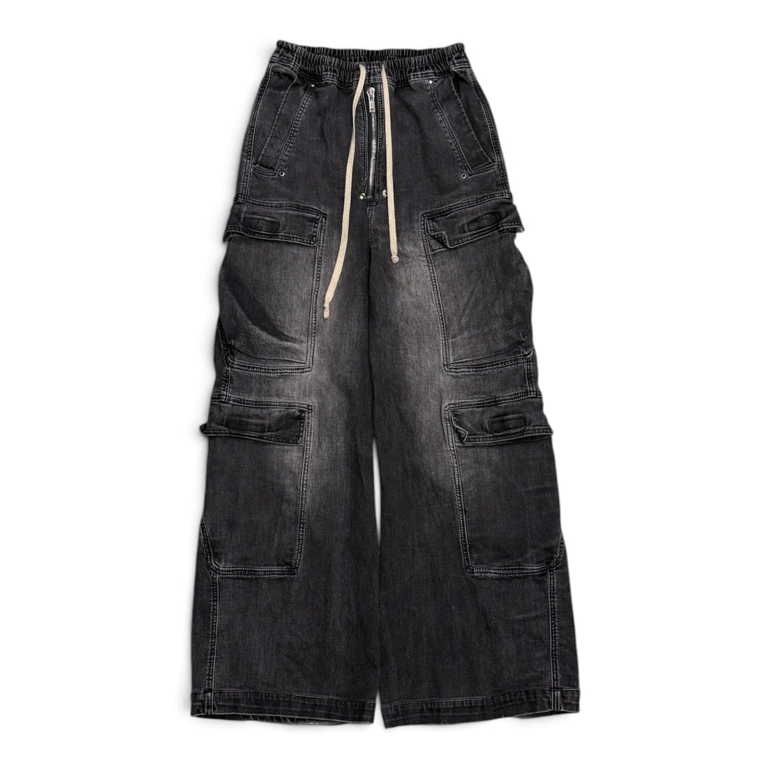 Rick Owens Double Cargo Trousers Grey (M)