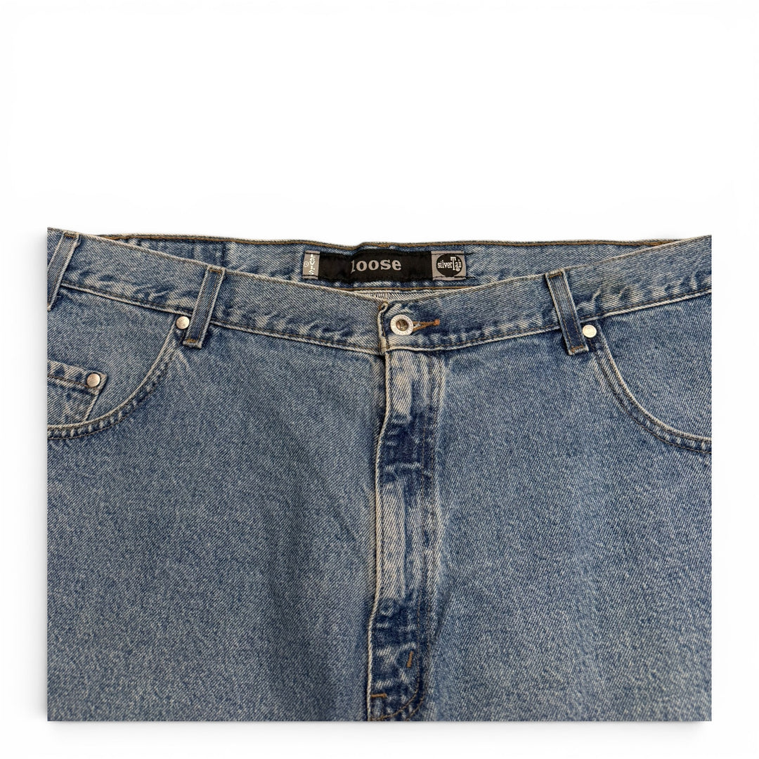 Vintage Levi's Silver Tab Baggy Shorts Blue (42")