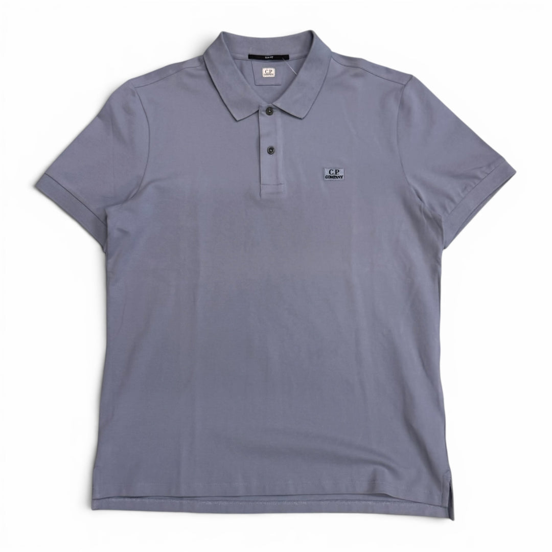 CP Company Logo Embroidered Polo Shirt Blue (L)