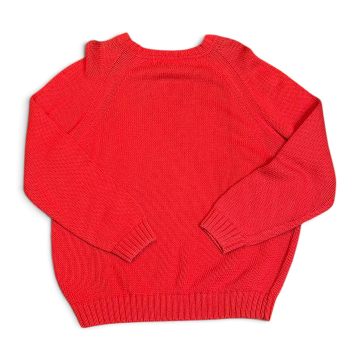 Vintage Burberry Red Heavy Knitted Sweater (L)