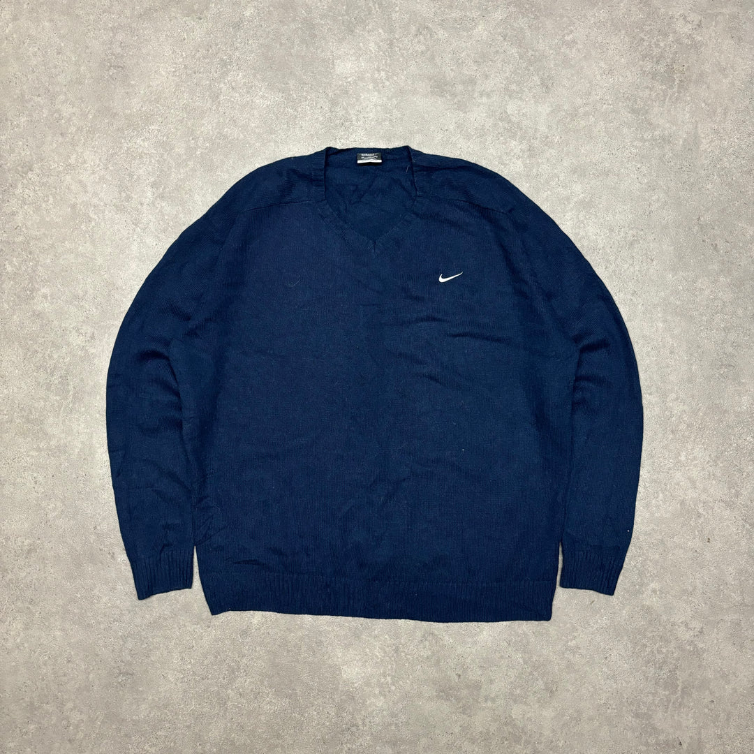 Vintage Nike Golf Navy Knitted Sweater