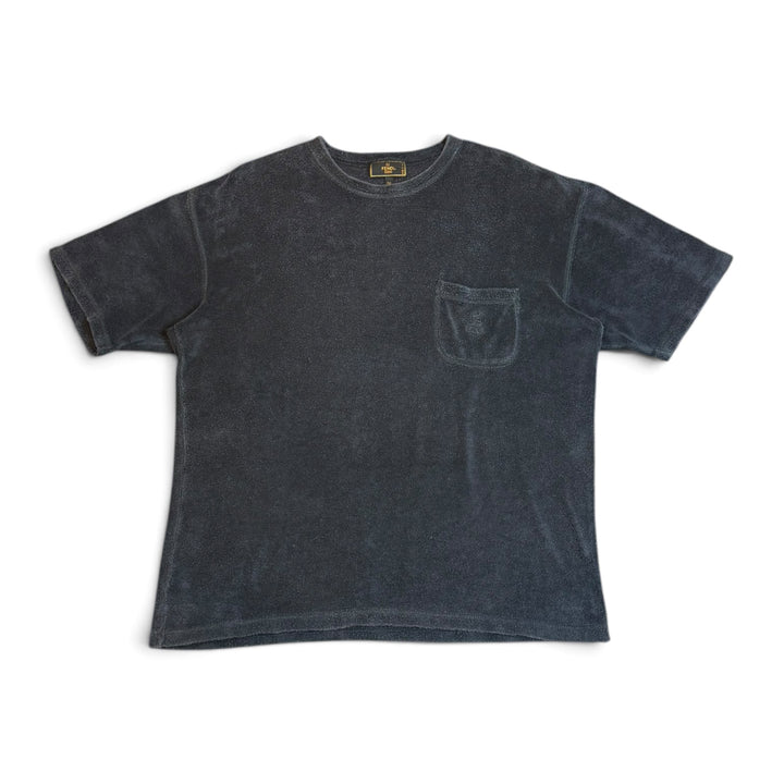 Vintage Fendi Faded Navy Towel T-Shirt (L)