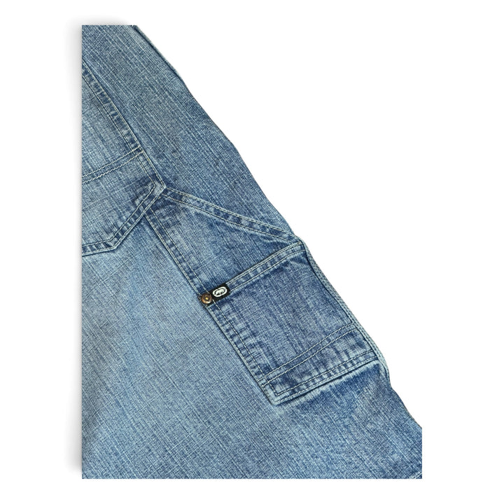 Vintage Ecko Washed Light Blue Baggy Denim Shorts (38)