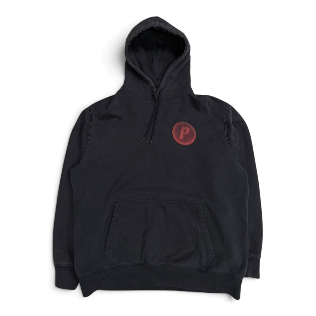 Palace Pipcular Graphic Hoodie Washed Black (XL)