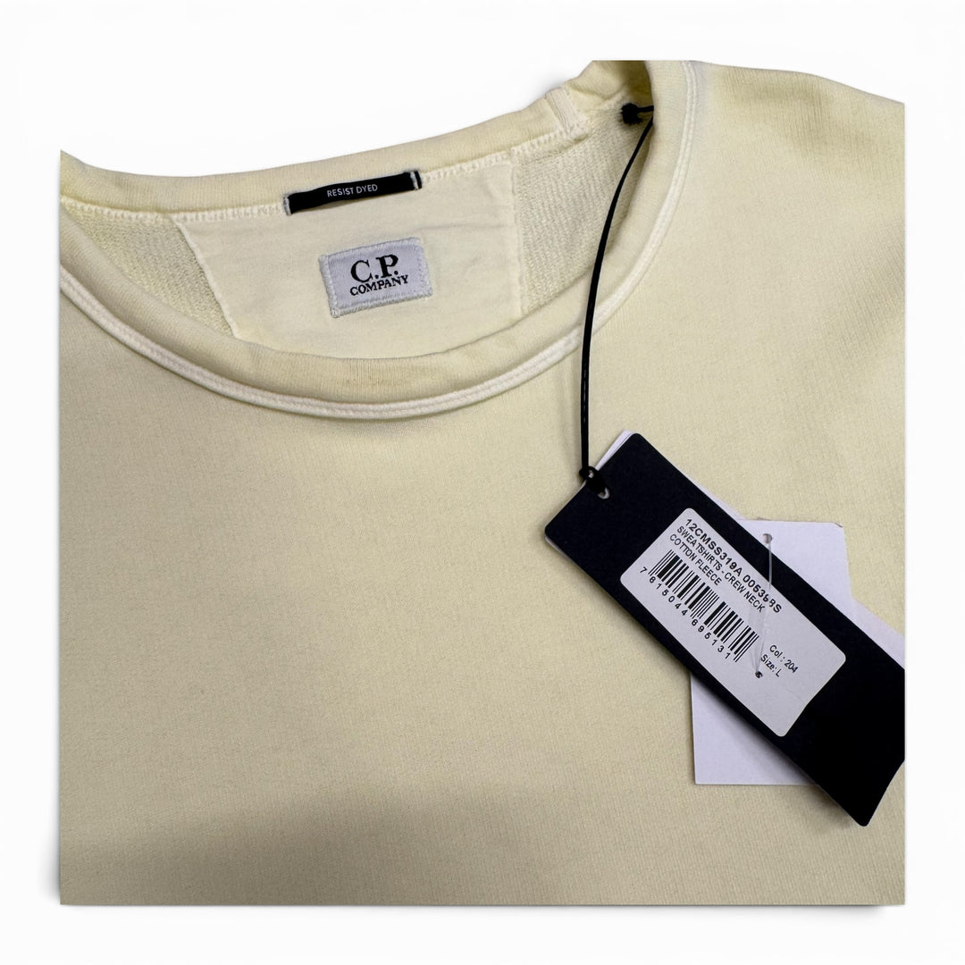 Cp Company Crew Neck Sweatshirt Yellow (L)