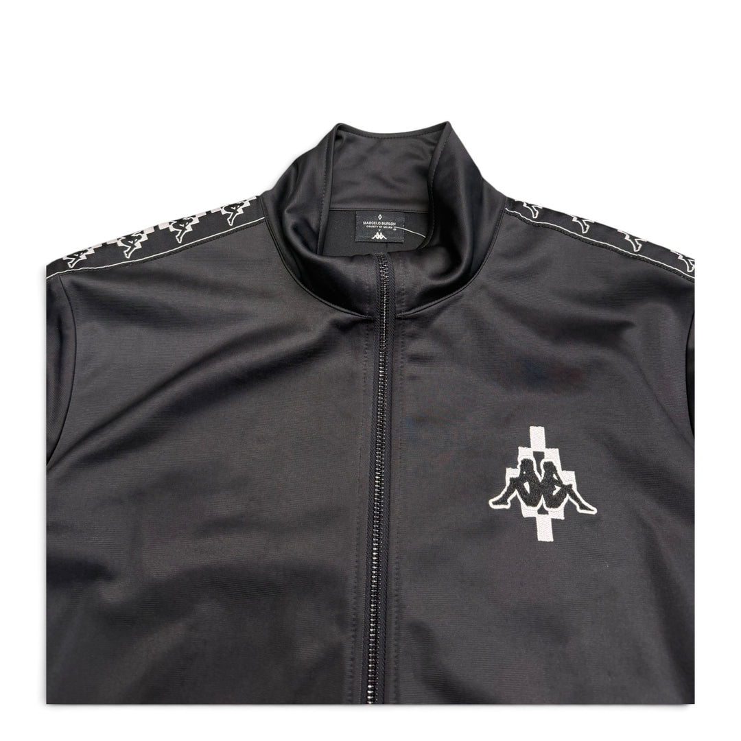 Marcelo Burlon x Kappa Black Tracksuit Jacket (M)