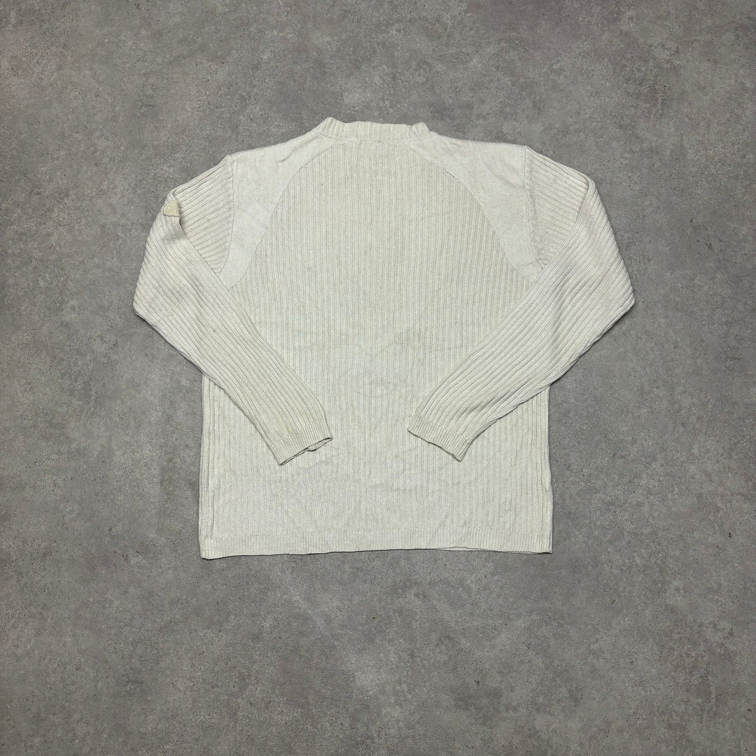 Vintage Schott Cream Knitted Jumper (L)