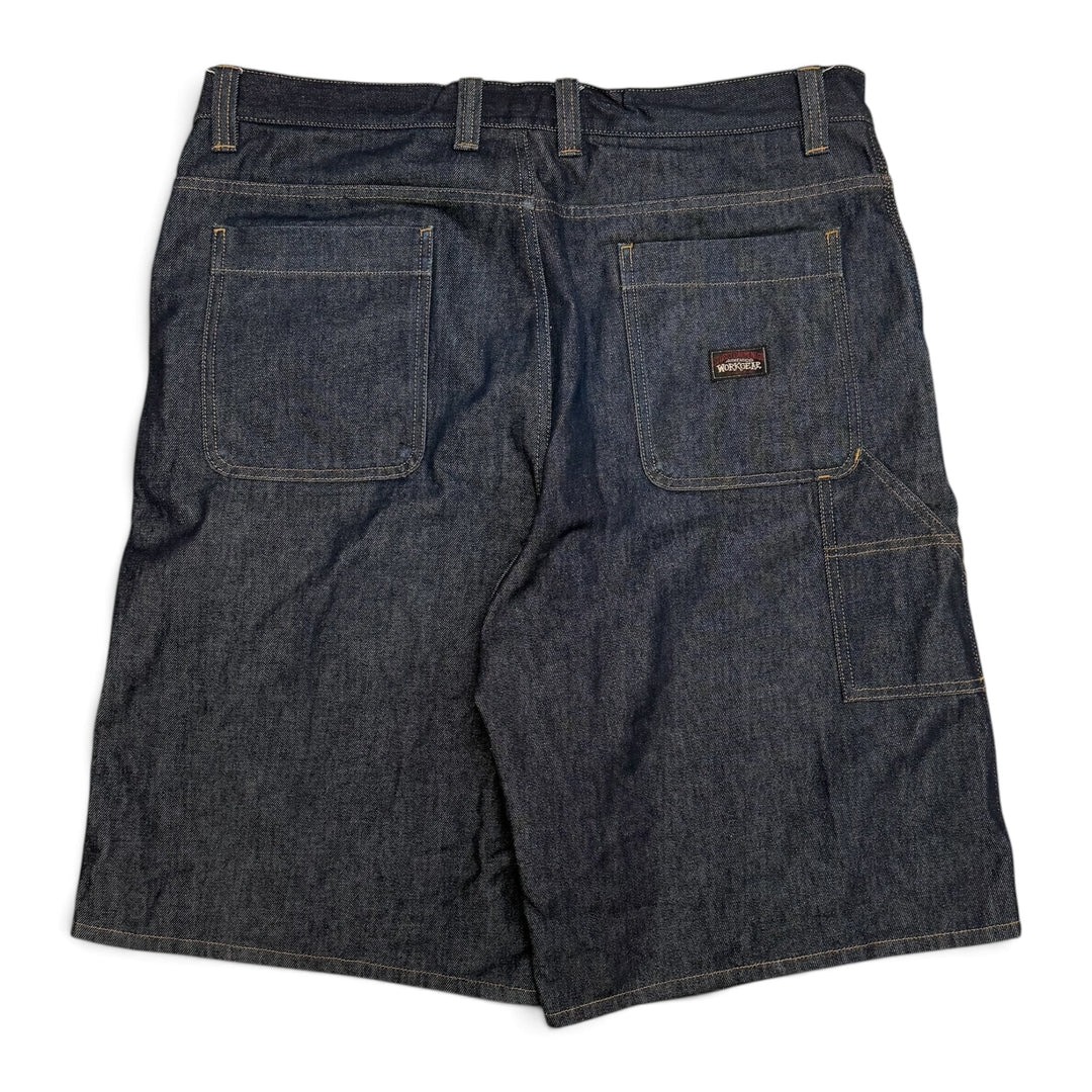 Stussy Workwear Baggy Denim Shorts Navy (38)