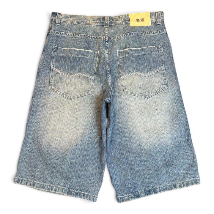 Vintage South Pole Light Blue Washed Baggy Denim Shorts (38)