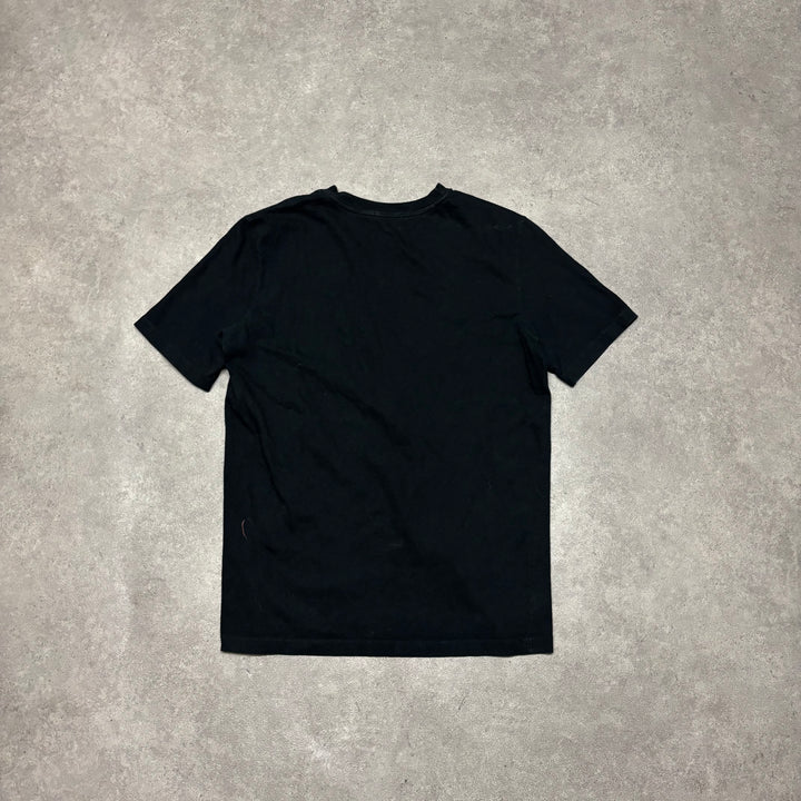 2000's Vintage Stone Island Black Graphic T-Shirt (L)