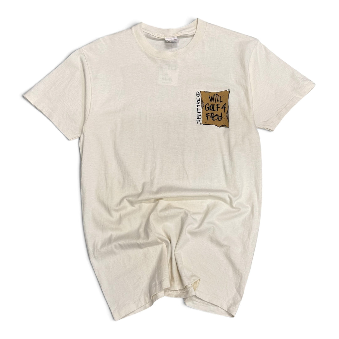 Vintage Will Golf A Food Graphic T shirt White (M)