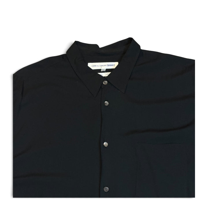 Vintage Comme Des Garcons Black Dress Shirt (XL)