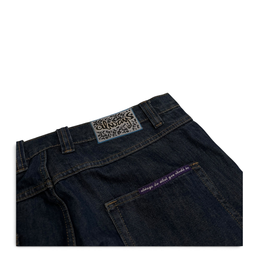 Always Do What You Should Do Baggy Jeans Blue (XXL)