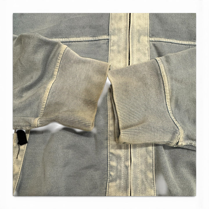Stone Island Full Zip Up Hoodies Baby Blue (M)