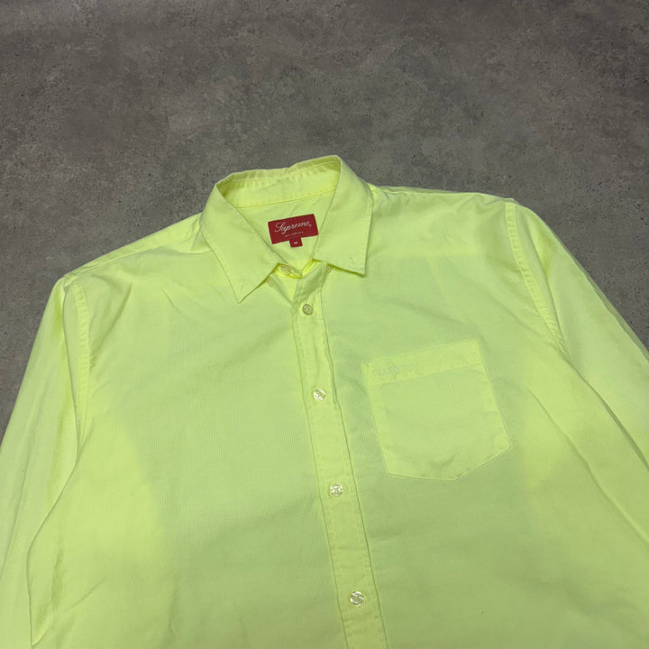 Supreme Yellow Long Sleeve Shirt (M)