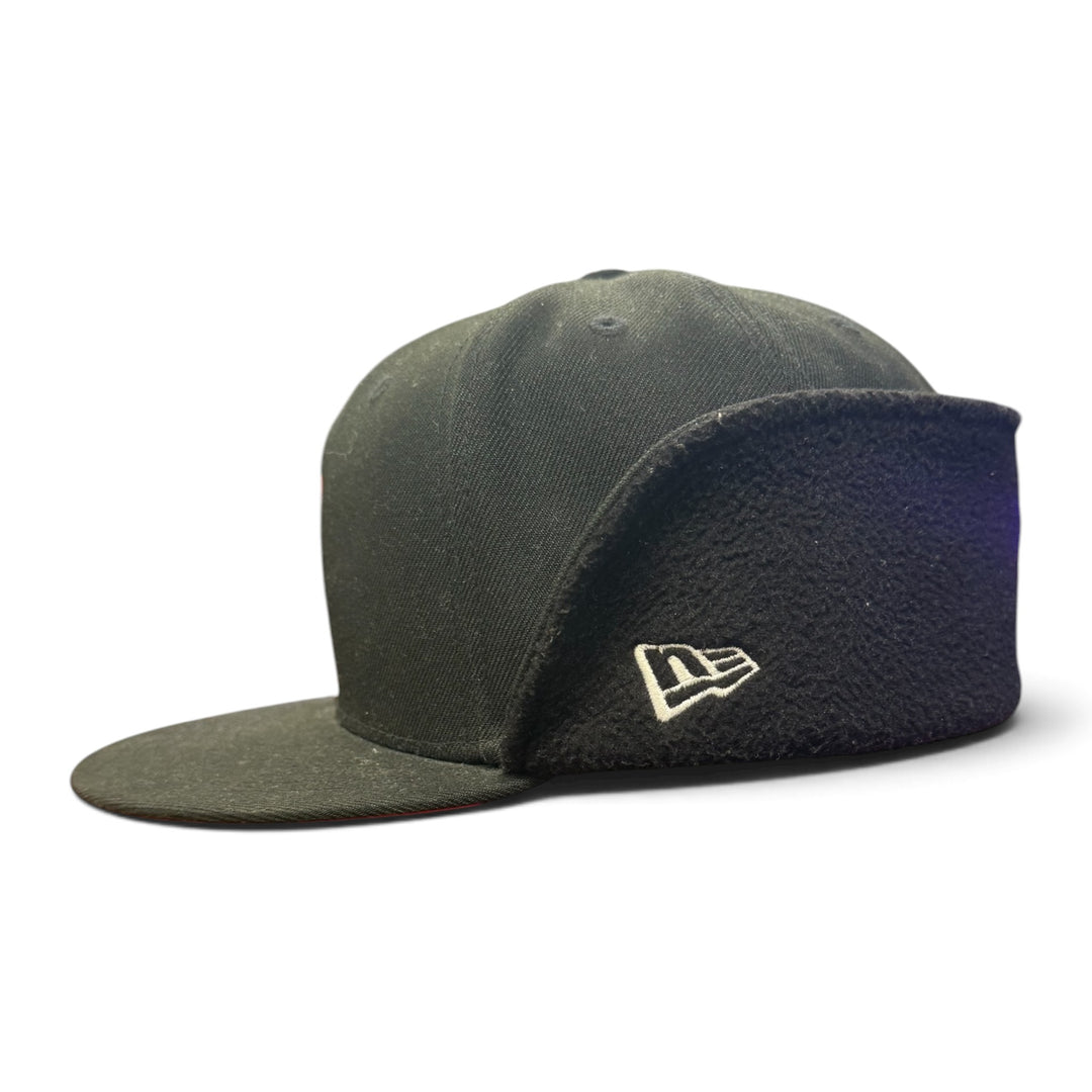Supreme X Spyder Earflap New Era Fitted Cap Black