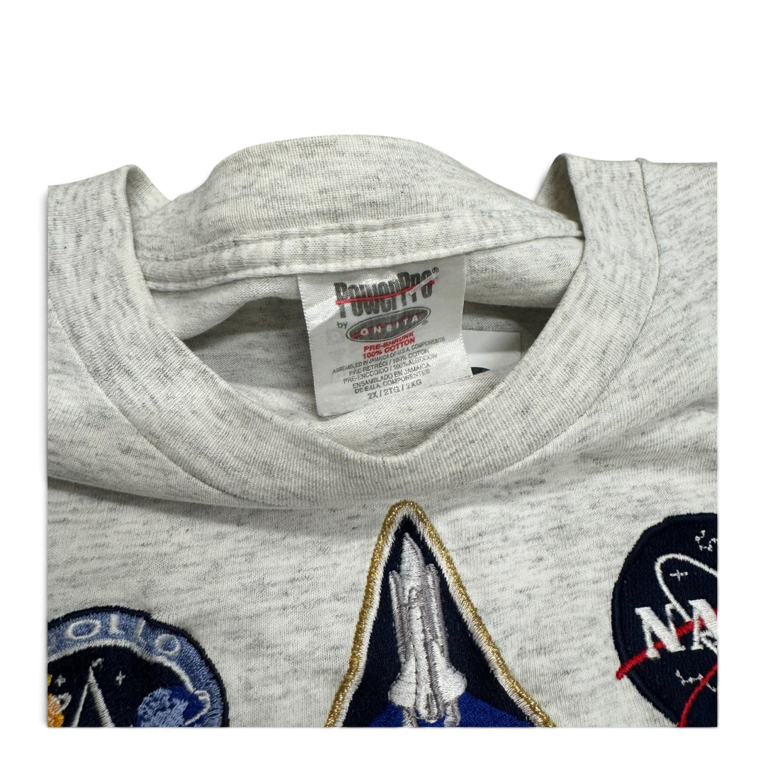 Vintage Kennedy Space Center Graphic T shirt Gray (XXL)