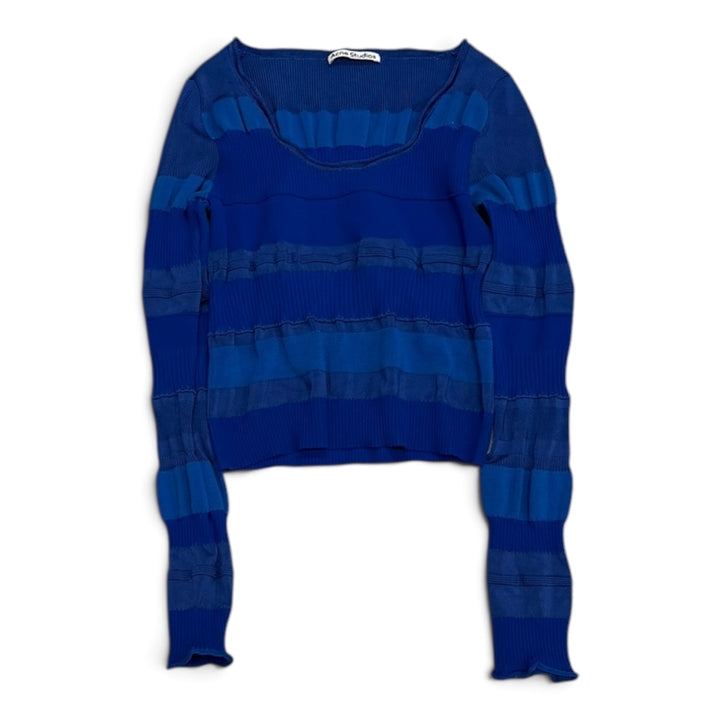 Acne Studios Rib Sweater Top Blue (XS)