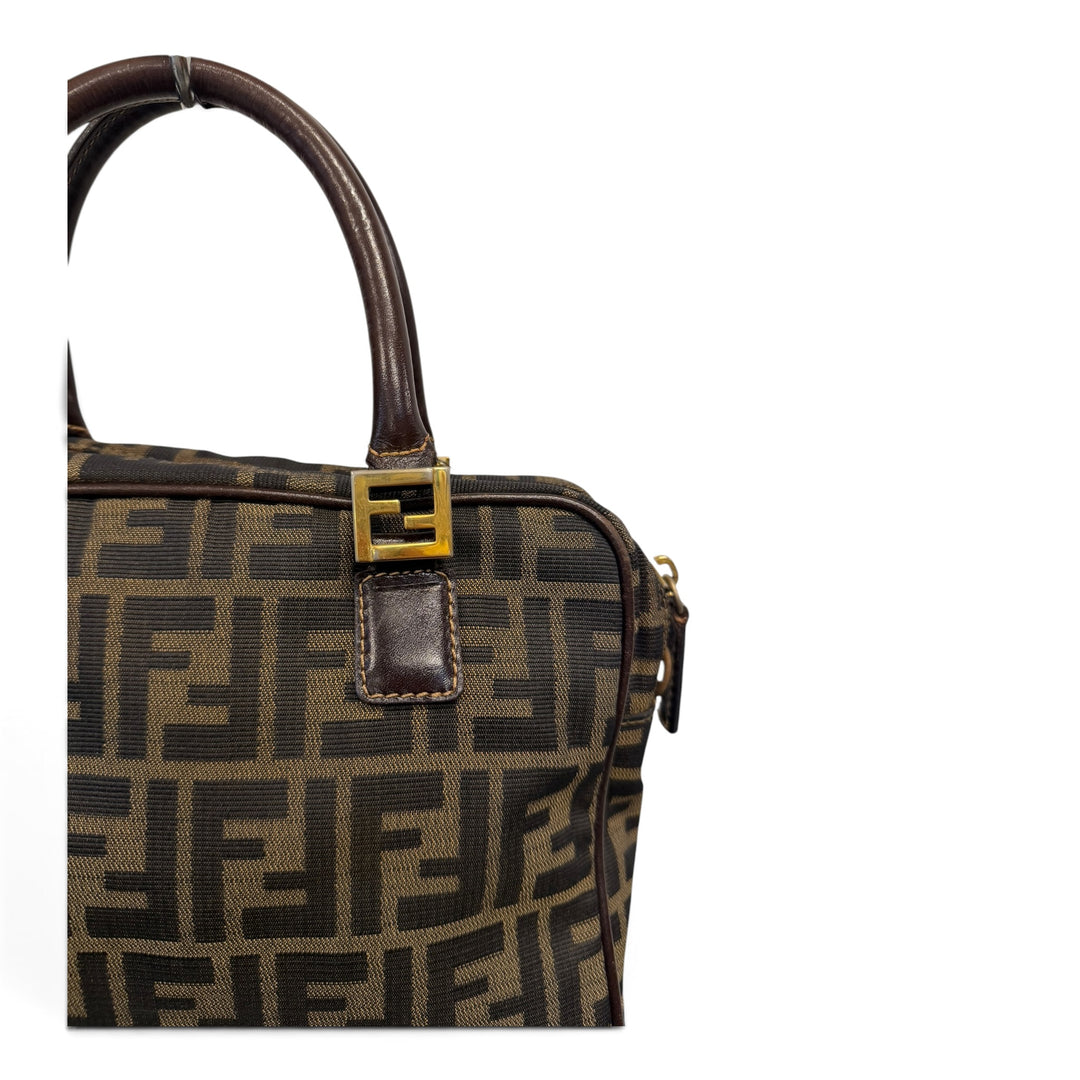 Fendi Zucca Print Brown Mini Handbag