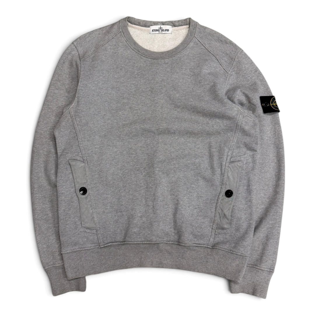 Stone Island  Crew Neck Sweatshirt  Grey (L)