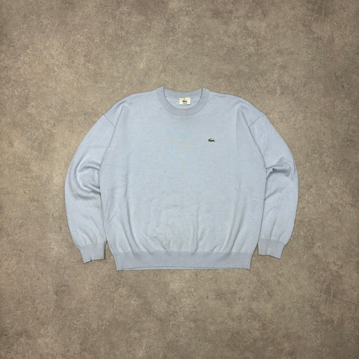 Vintage Lacoste Baby Blue Knitted Sweater (M)