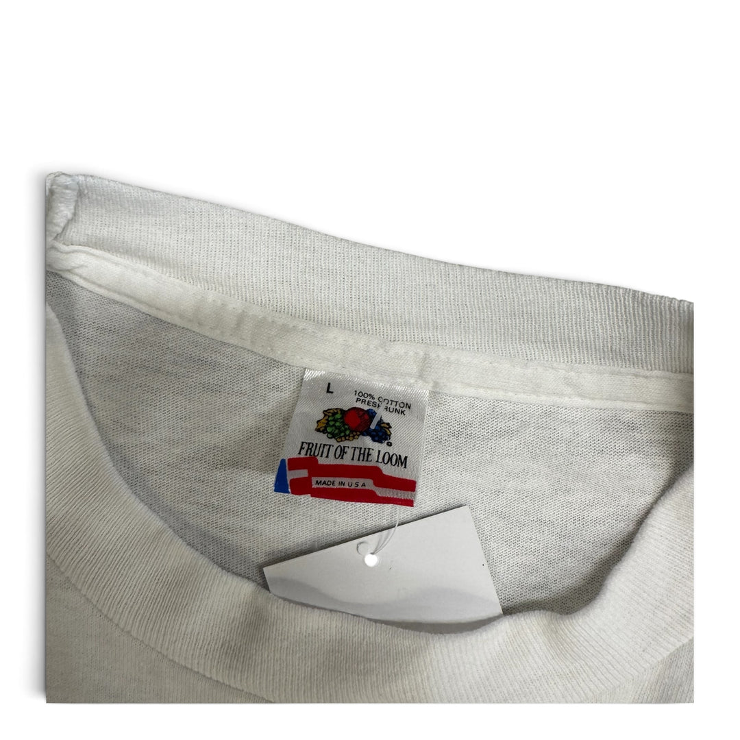 Vintage Santa Fe Chile Peppers Graphic T shirt White (L)
