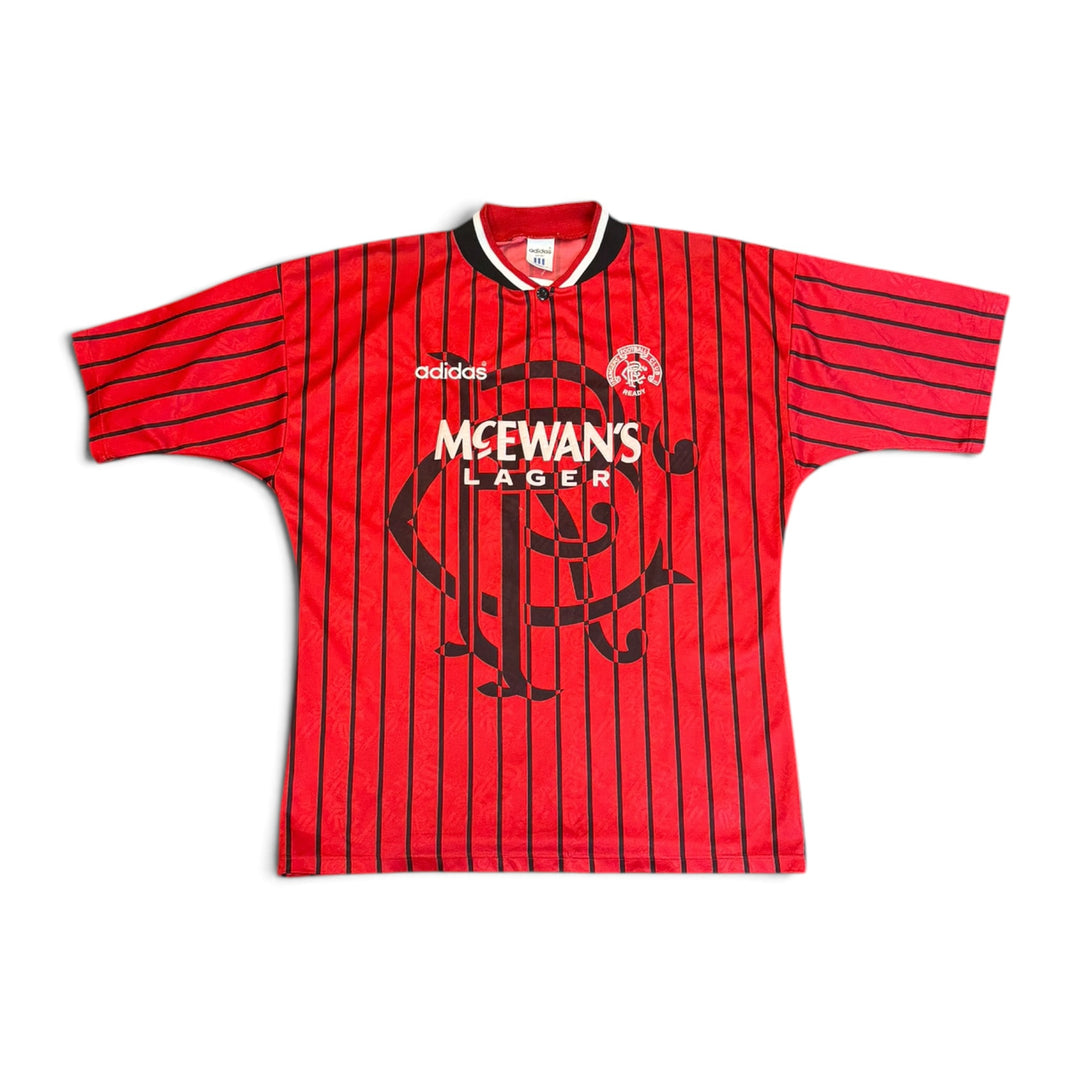 94' Vintage Adidas Rangers Red Away Football Top (L)