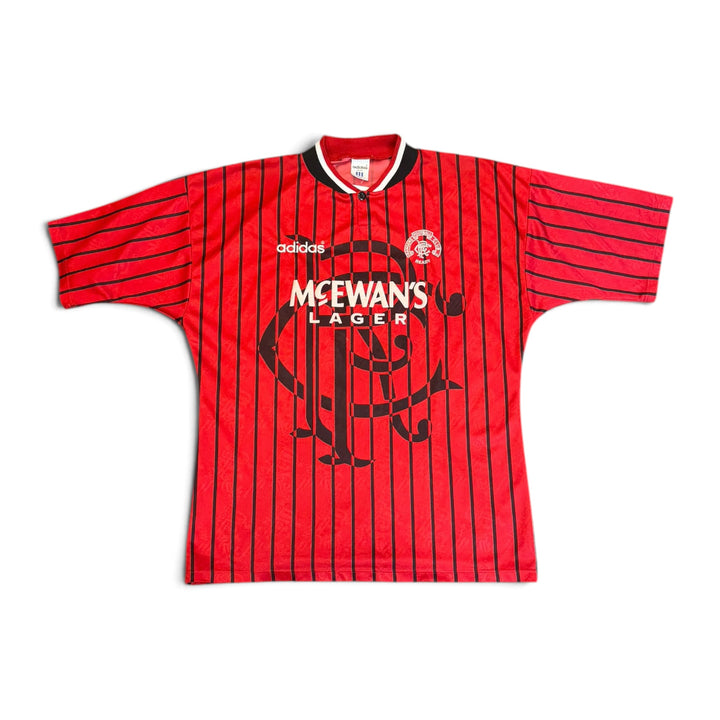 94' Vintage Adidas Rangers Red Away Football Top (L)