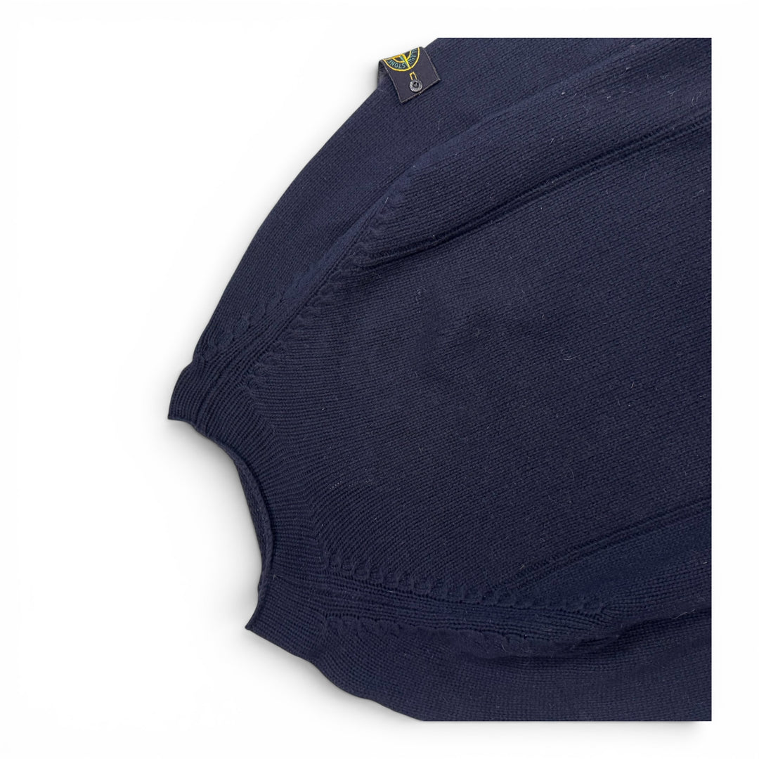 Vintage Stone Island Wool Jumper Navy (L)