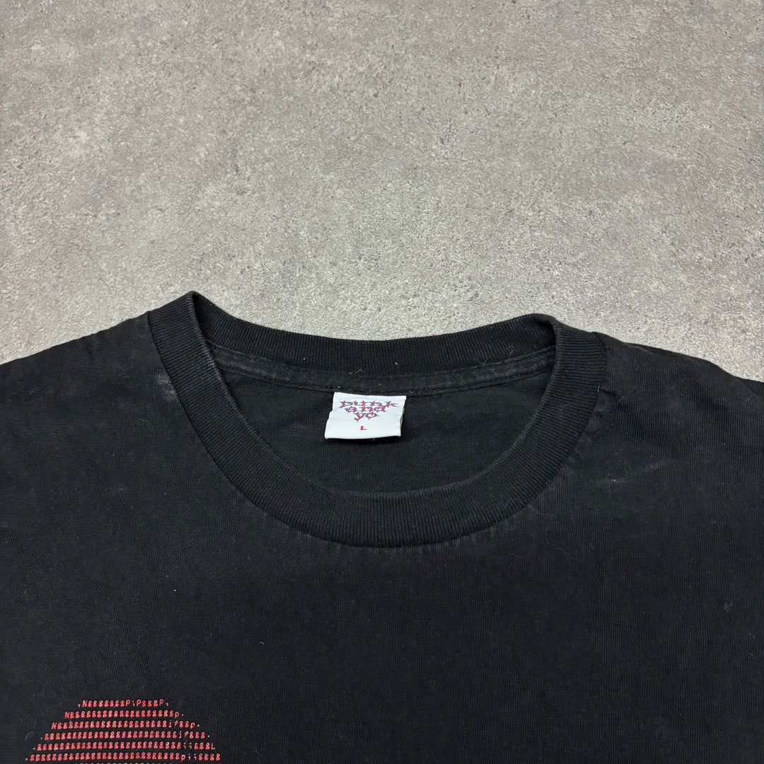 Punkandyo Black Graphic T-Shirt (L)