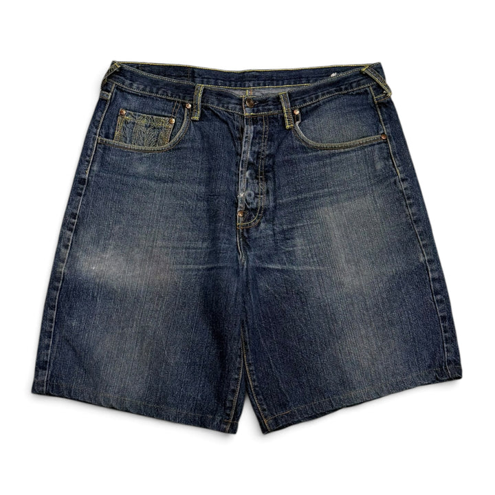 Vintage Rmc Hip Hop Baggy Shorts Blue (36)