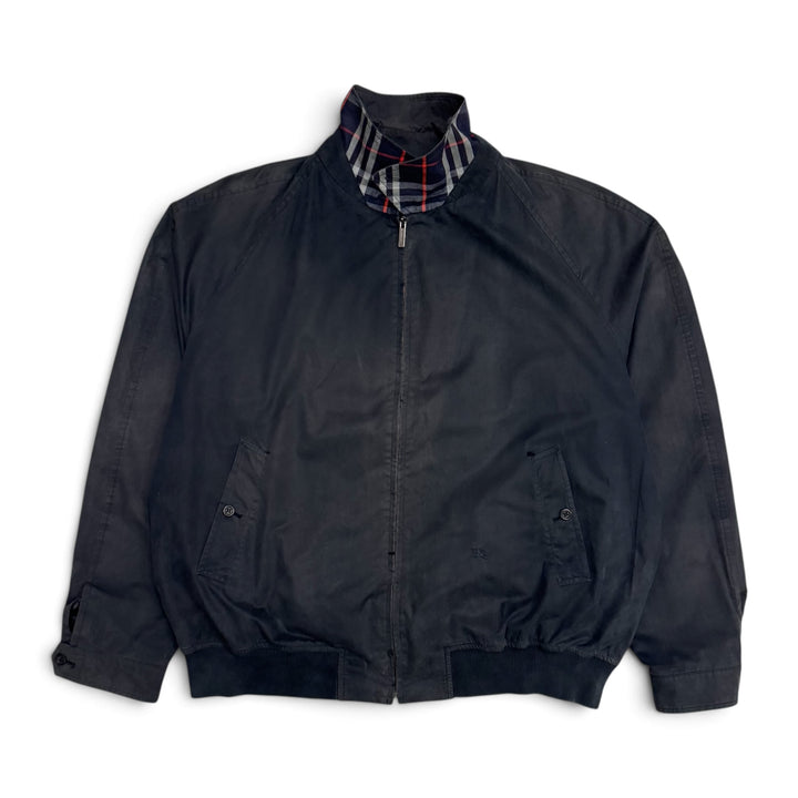 Vintage Burberrys Harington Style Jacket Faded Navy (XL)