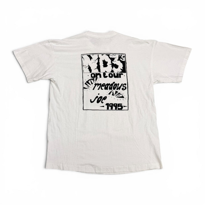 1990's Vintage ND3's Tour White Graphic T-Shirt (XL)