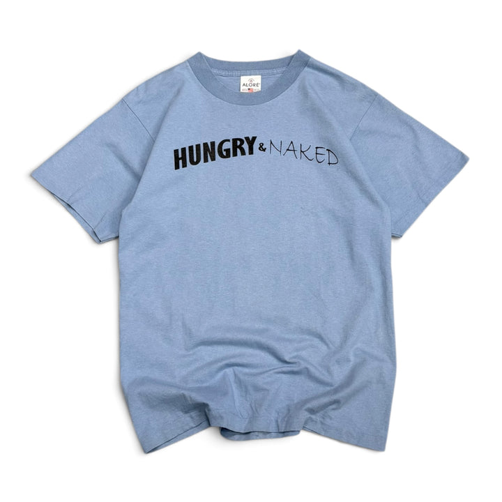 Vintage Hungry & Naked Agriculture T-Shirt Blue (M)