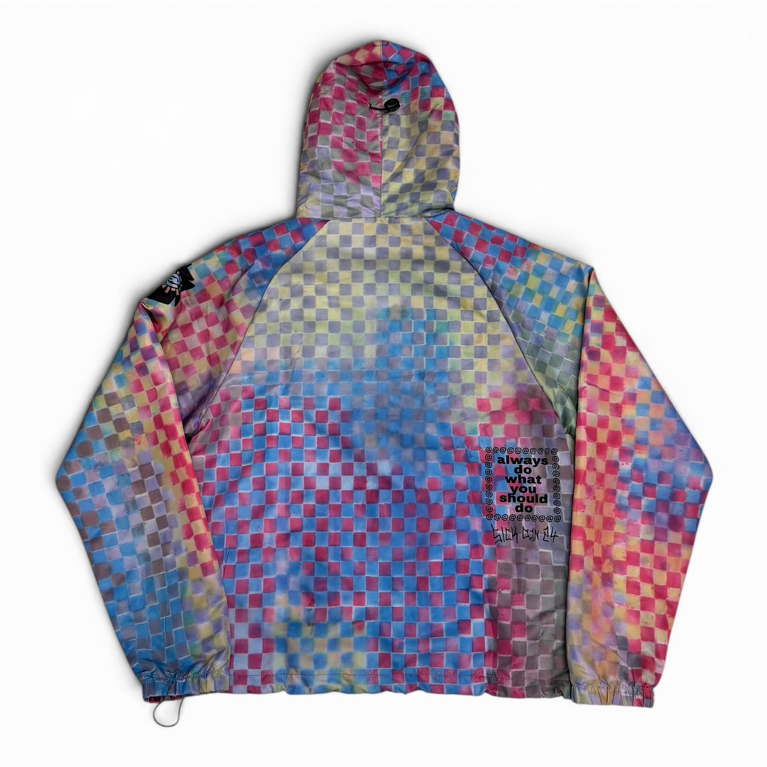 Always Do What You Should Do Bandemic Jacket Purple (L)
