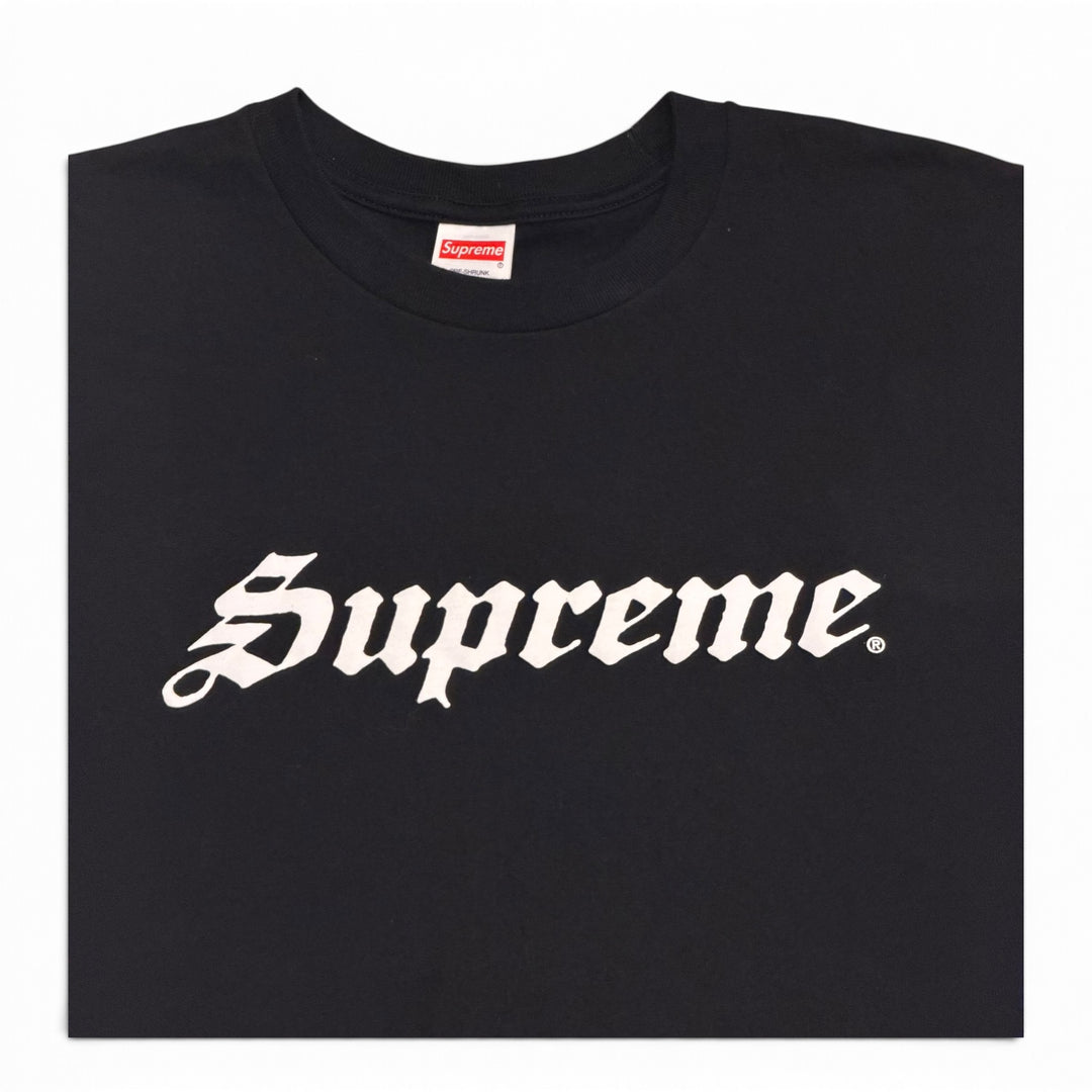 Supreme Black Spellout T-shirt (L)