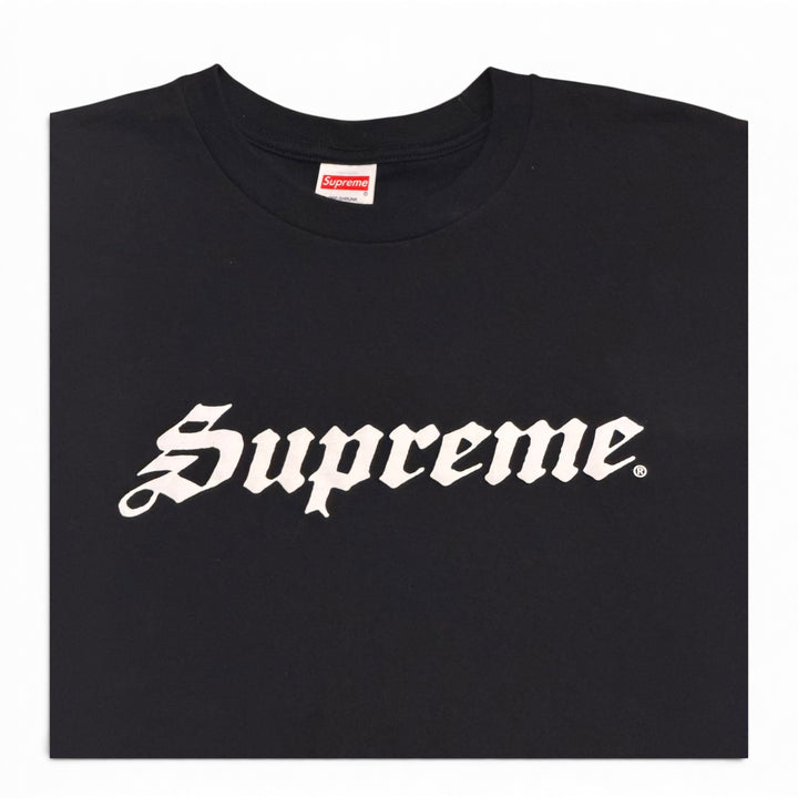 Supreme Black Spellout T-shirt (L)