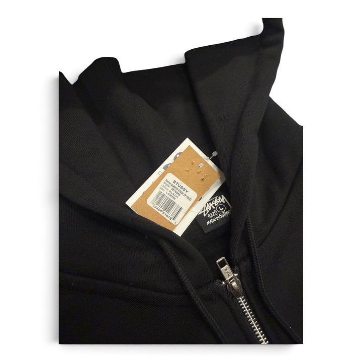 Stussy x Always Black Zip Up Hoodie (L)