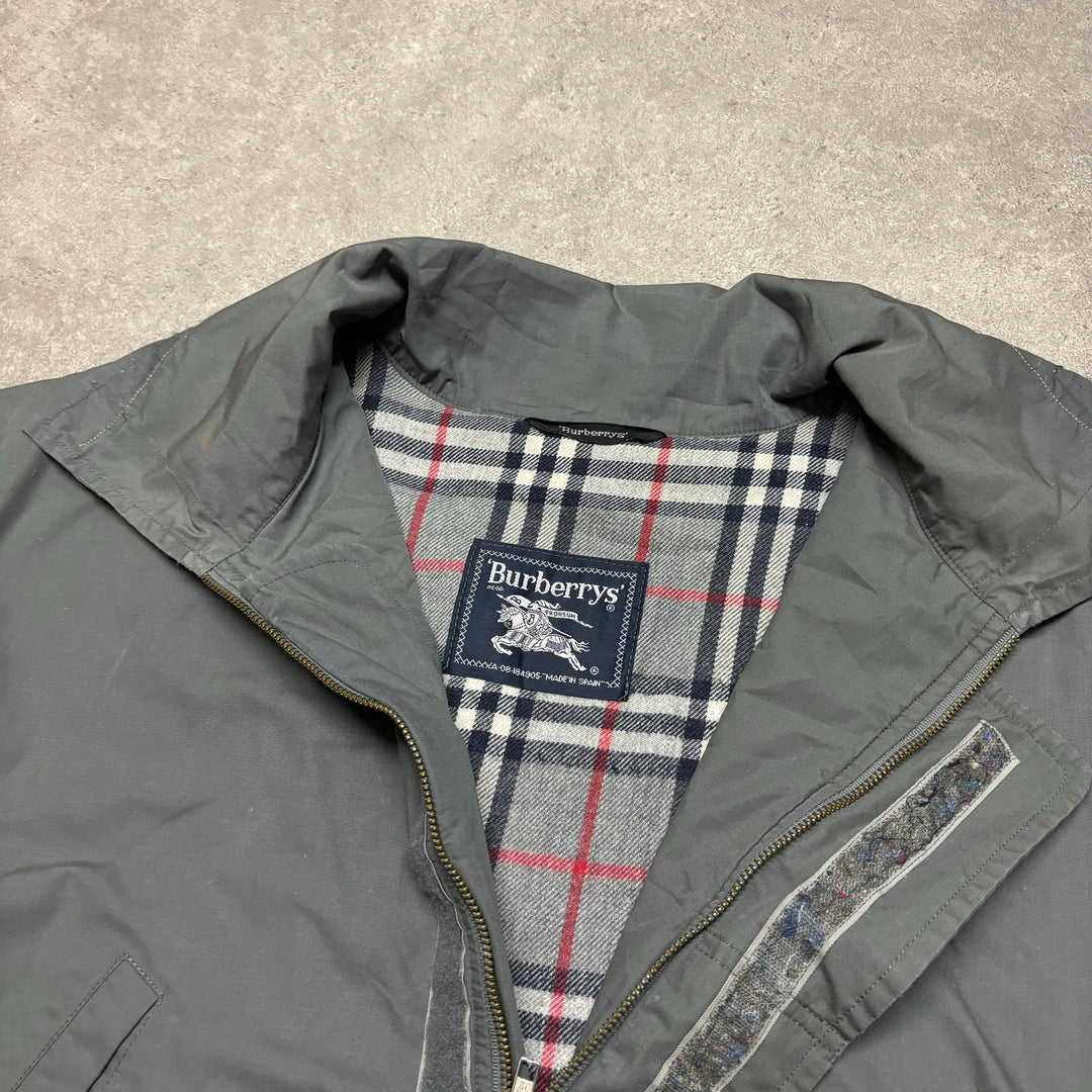 Vintage Burberry Grey Jacket (XL)