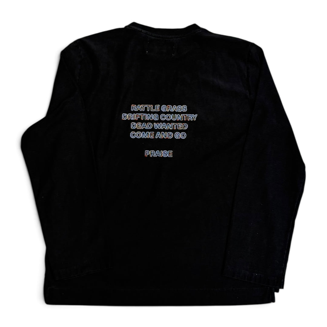 Our Legacy Black Heavyweight Long Sleeve T-Shirt (M)