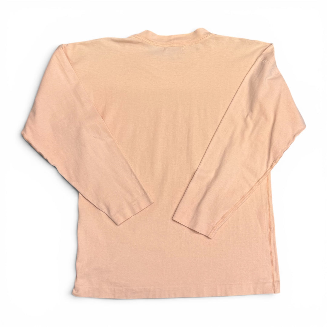 Vintage 90's Stone Island Center Logo Long Sleeve Pink (S)
