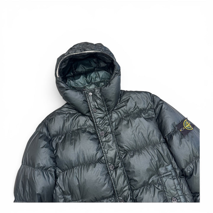 Stone Island Garment Dye Puffer Jacket Green (M)
