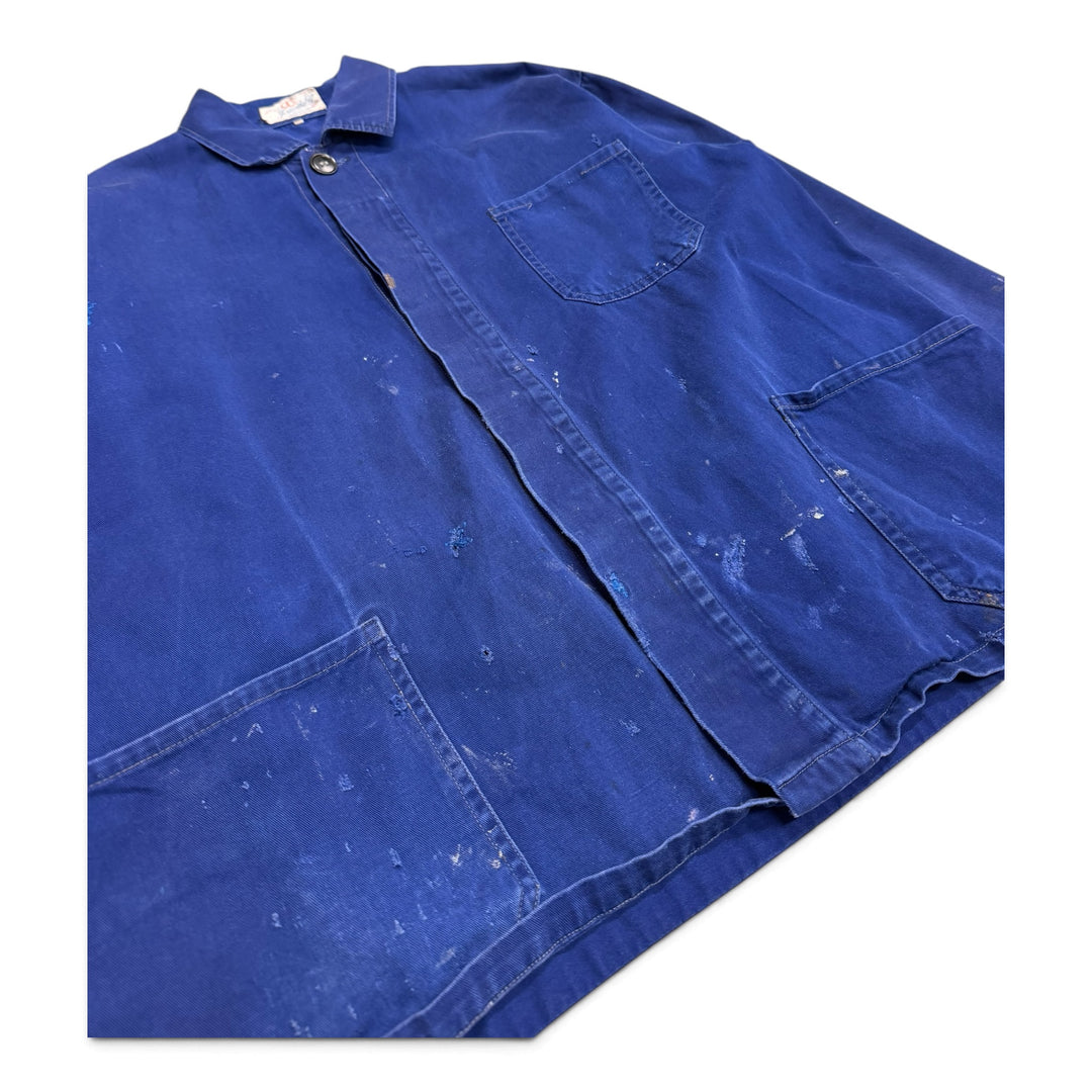 Vintage French Chore Jacket Blue  (M)