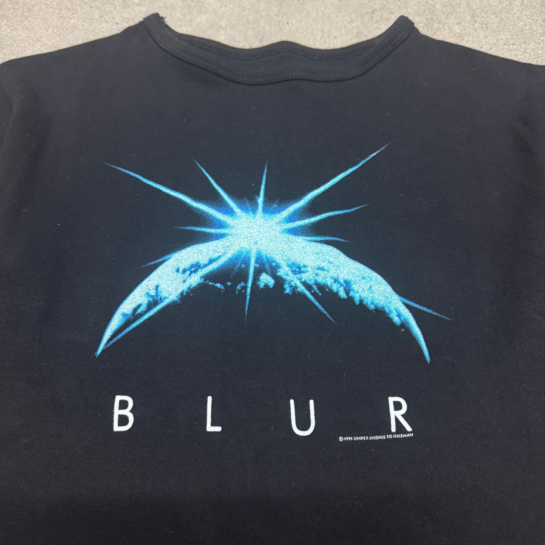 Vintage 90's Blur Black Baby T-Shirt (S)
