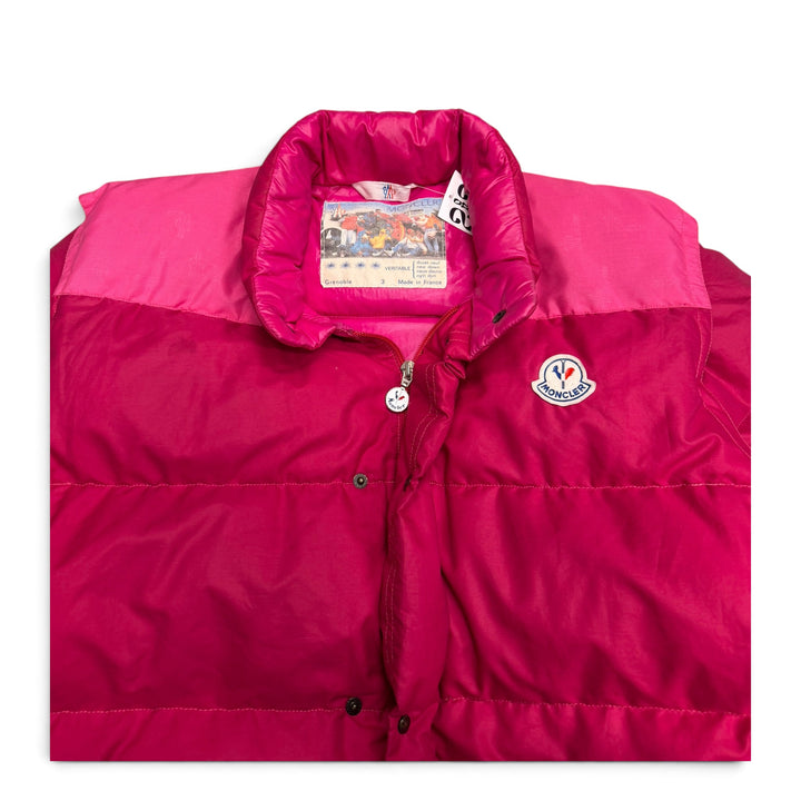 Vintage Moncler Puffer Jacket Pink (L)
