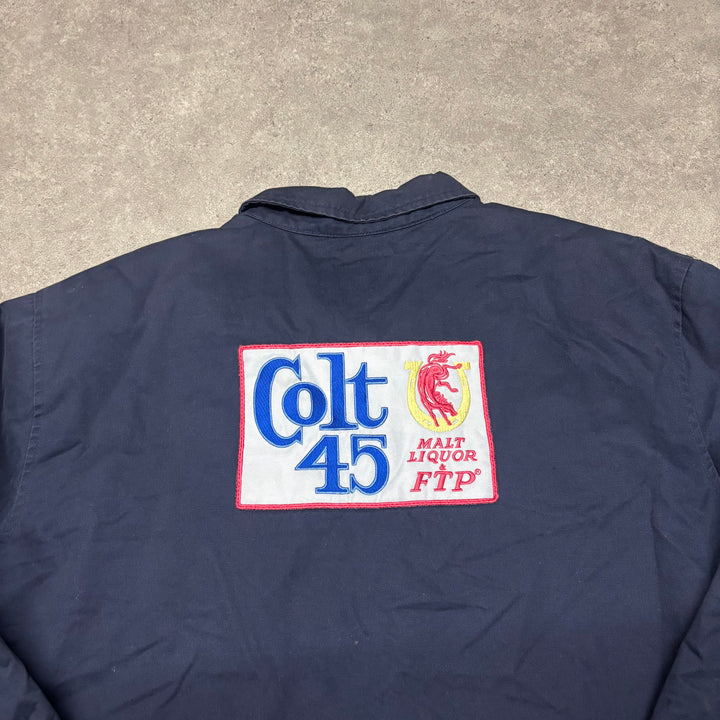 Colt 45 x FTP Navy Workwear Style Canvas Jacket (XL)