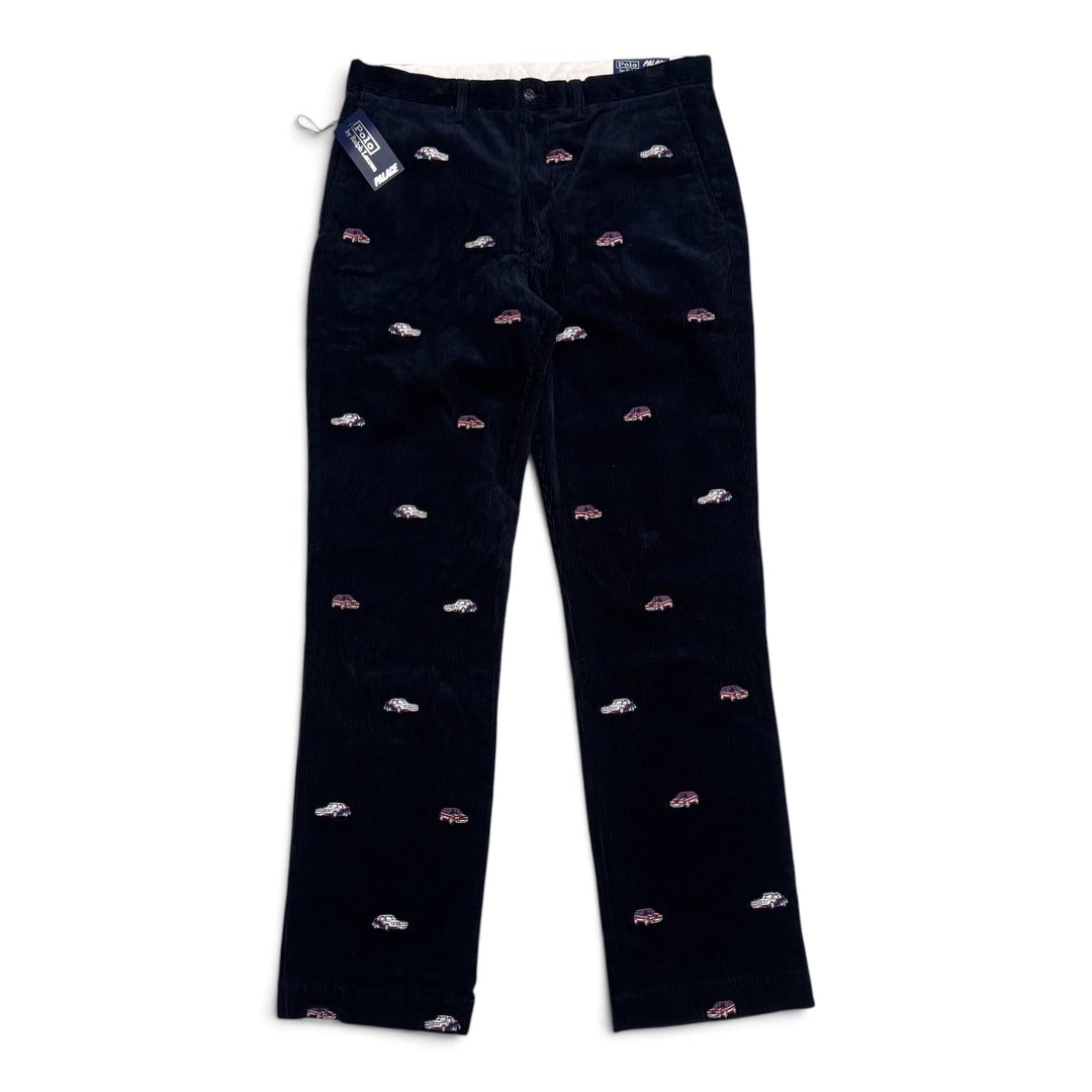 Palace x Ralph Lauren Navy Corduroy GTI Trousers (34)